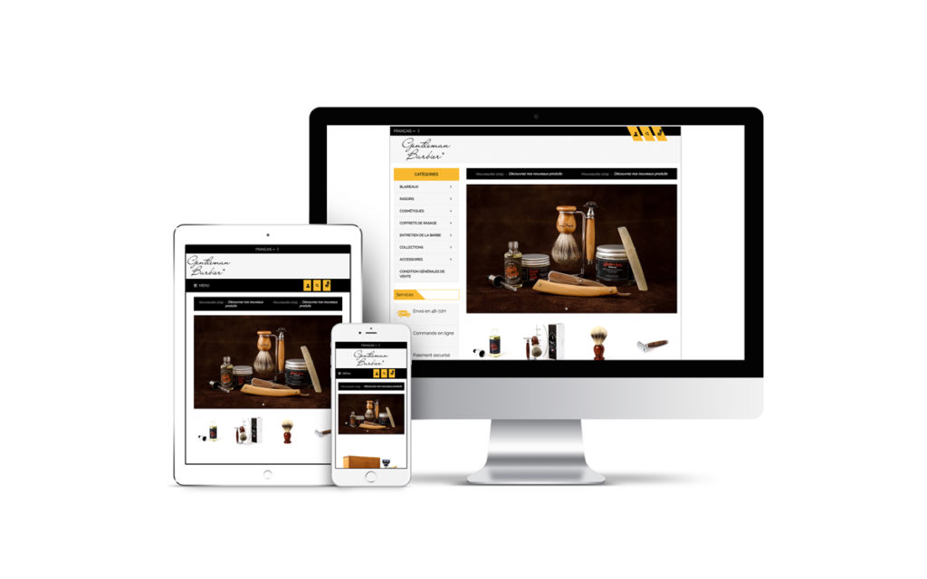 Gentleman Barbier catalogue en ligne rasage